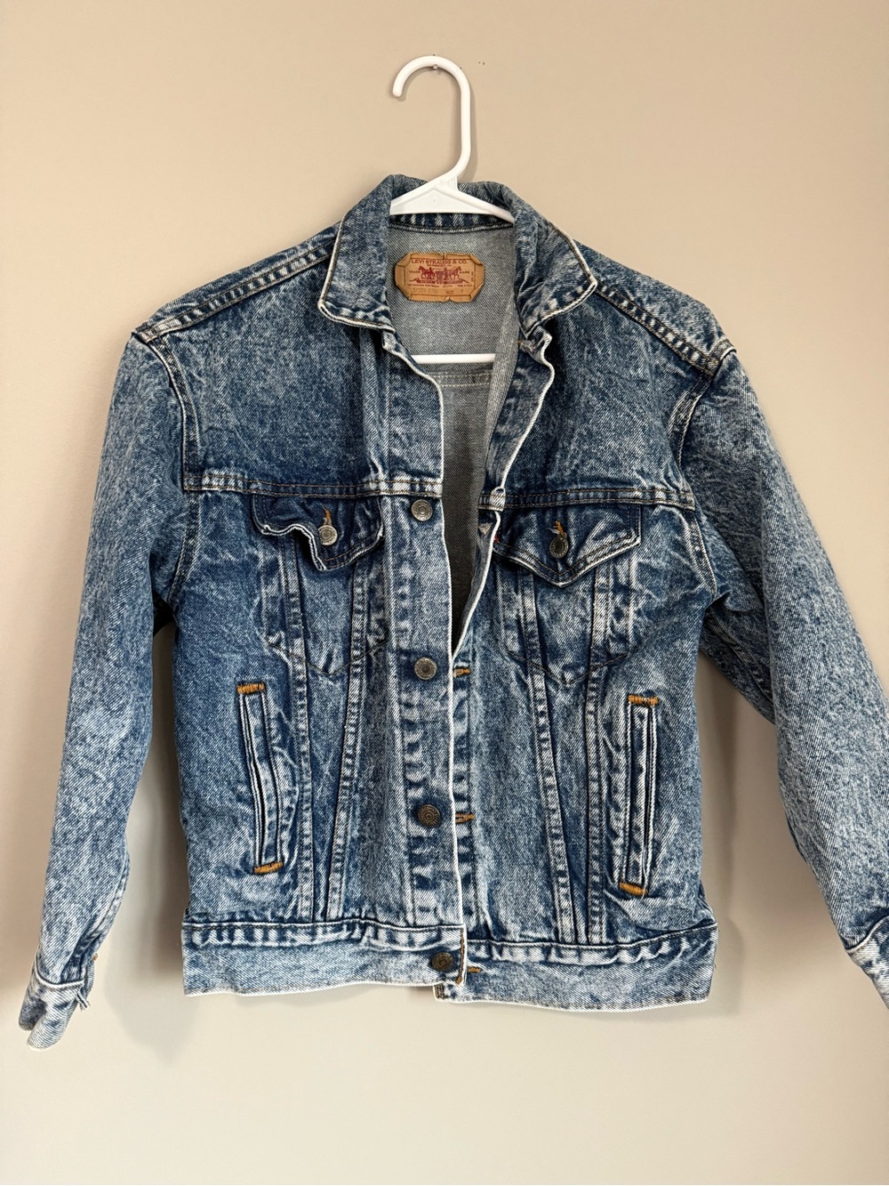 Levi’s Vintage Blue Acid Wash Denim Jacket